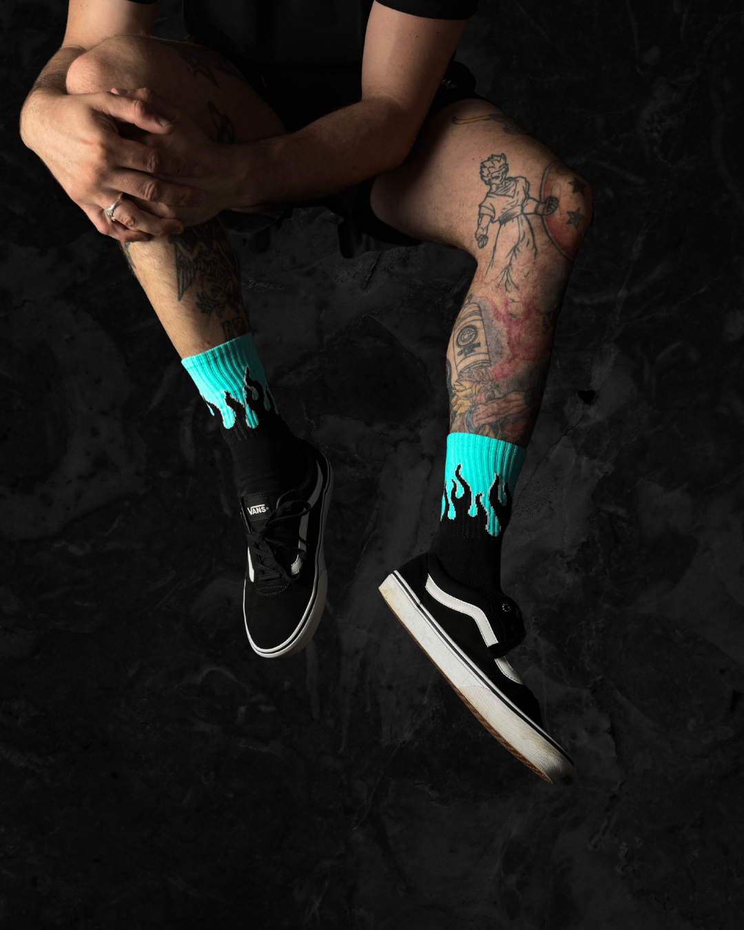 flame edit sports socks