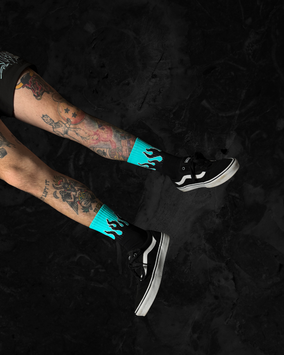 flame edit sports socks
