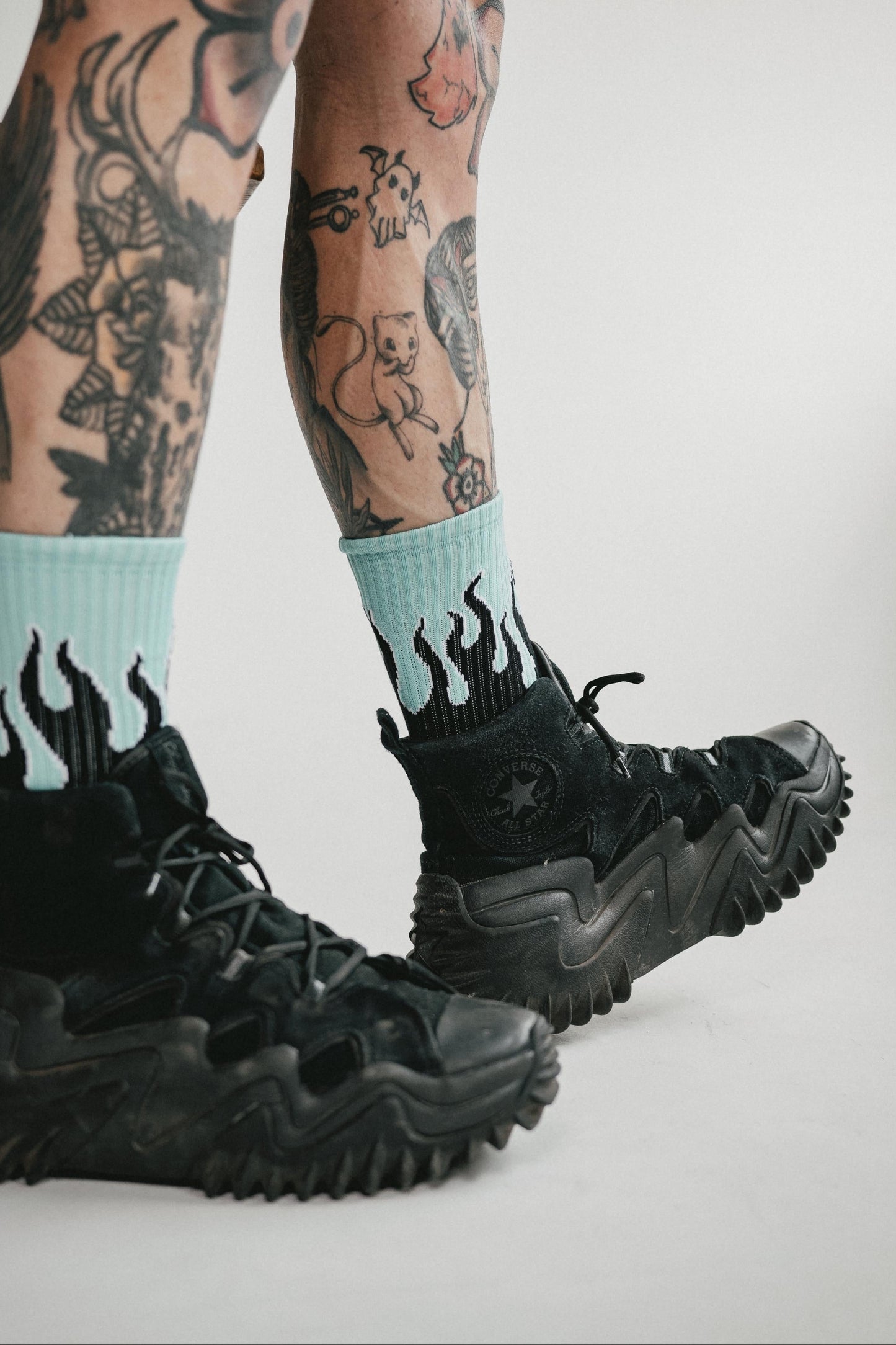 flame edit sports socks