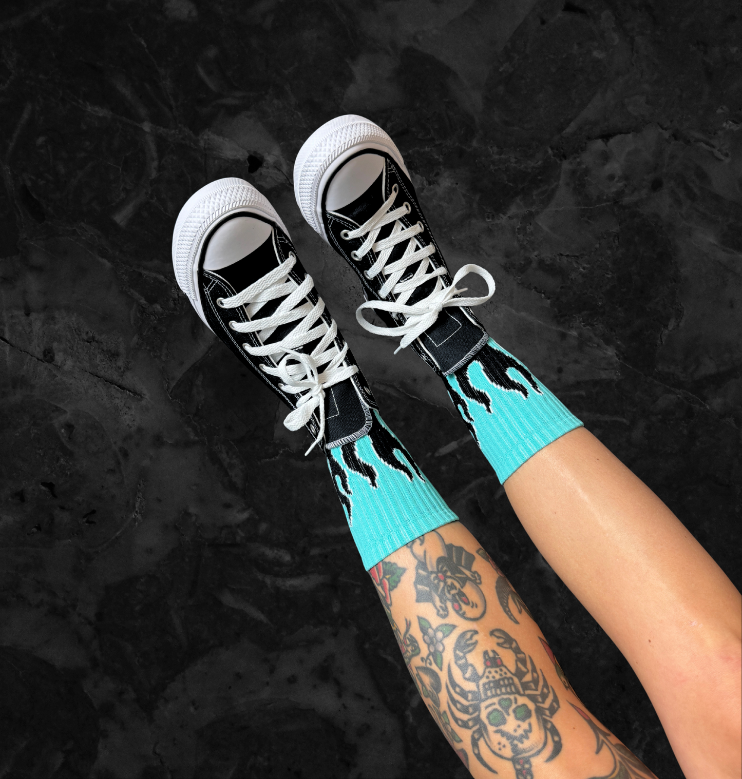 flame edit sports socks